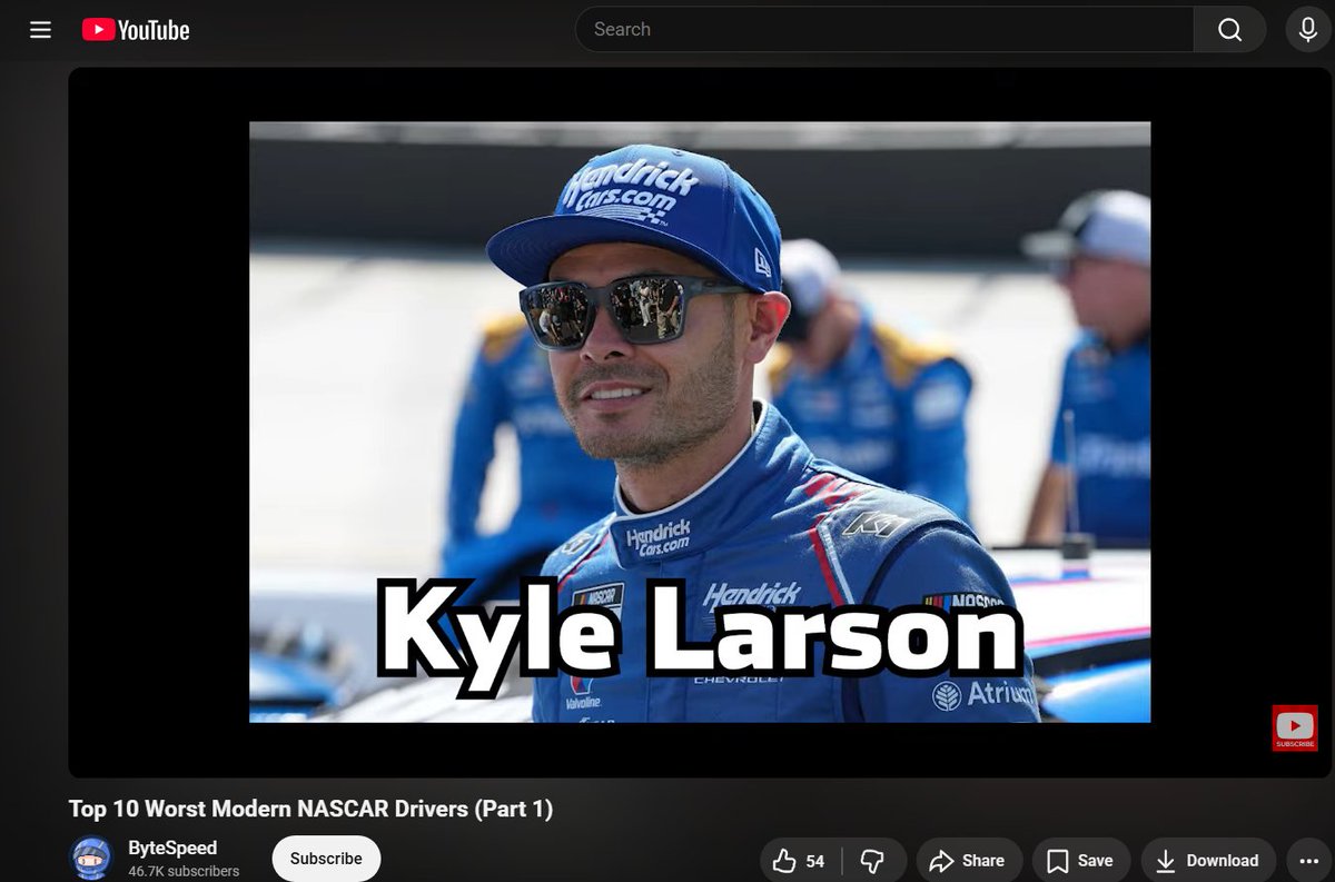 DiecastReview's tweet photo. yeah this video has gotta be bait lol

like there's no way anyone could believe that Kyle Larson is ranked on the same level as Hailie Deegan and Riley Herbst https://t.co/h3CoZ8bX4X