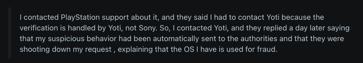 IntCyberDigest's tweet photo. Yoti is also used by Instagram, Facebook Dating, Epic Games, the UK Post Office, and major retailers across the UK, US and EU, but this particular case reportedly involves Sony PlayStation age verification. https://t.co/Q0YRLX6WUx