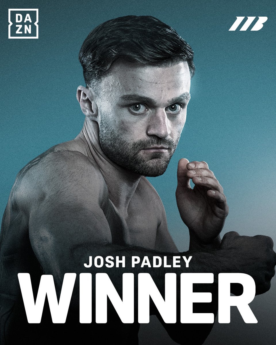DAZNBoxing's tweet photo. AND STILL!!! 💫

Josh Padley gets the split decision win over Aqib Fiaz in a fantastic fight! 

#PadleyFiaz 🔊 https://t.co/S93zORiQq1
