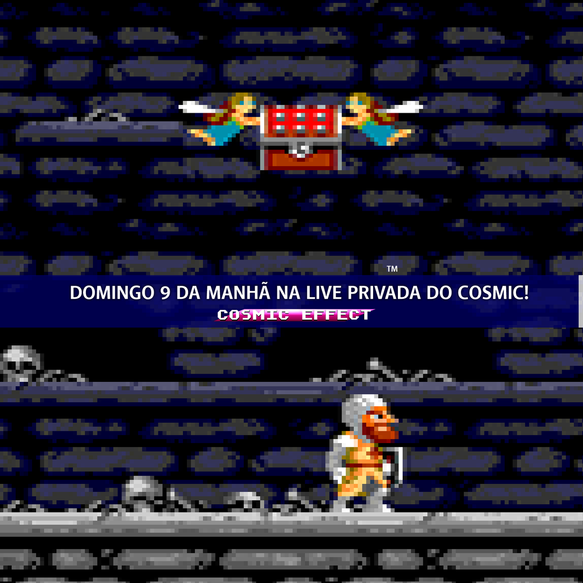Cosmonal's tweet photo. Maldita Castilla finalmente em console de época pois este jogo do Locamalito, mestre da pixel art da história recente, junto com Gryzor nas músicas incríveis, pedia estar num console como o Mega Drive desde 2012 quando joguei-o pela primeira vez no OUYA.

Amanhã, no Mega Drive. https://t.co/G2KL9PWLrp