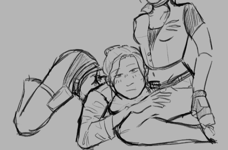 cornersev's tweet photo. day 2 of drawing claire (and steve but he's not here lol) everyday until re:veronica drops. old x new. i kind of hate this so its unfinished and also cropped. maybe ill revisit it another time https://t.co/MLWsfXEkp5