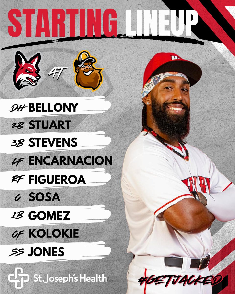 JackalsBaseball's tweet photo. Today's Starting Lineup! Presented by St. Joseph's Health.

_____
#getjacked #JackalsBaseball https://t.co/aNXonqbJ5s