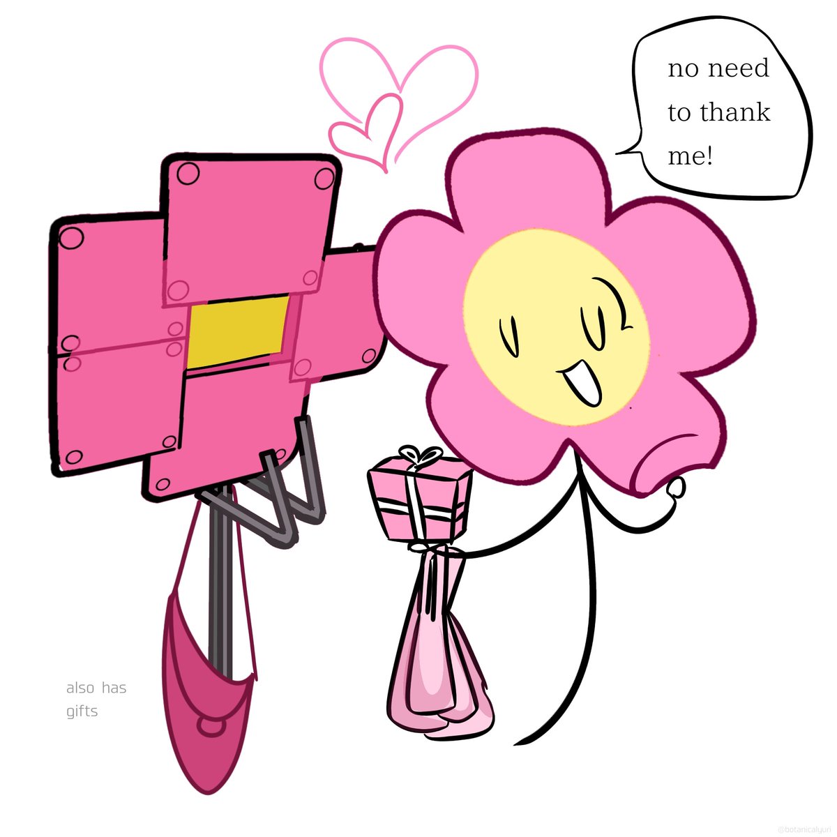 Botanicalyuri's tweet photo. Gift giving #flowerbot
#osctwt #bfdi https://t.co/E67EG6bfoh