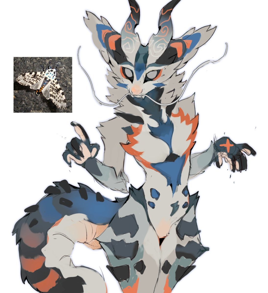 hedwig__white's tweet photo. 🌫Moth dragon 🌫
Open for prebids above 160€ https://t.co/6t4C0er8Uy