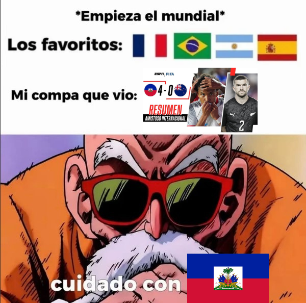 LeRiv08's tweet photo. Haití campeón del mundial, recuerden mi palabra. https://t.co/rErY3gGYjx