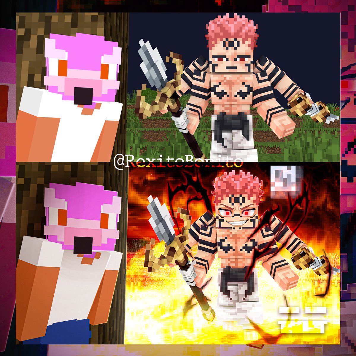rexitodesign's tweet photo. Thumbnail #47 - " Sukuna Survival "  

Cliente: SirMarcus

#Thumbnail #Minecraftthumbnail #minecraft #miniatura https://t.co/98wmDQBtRL