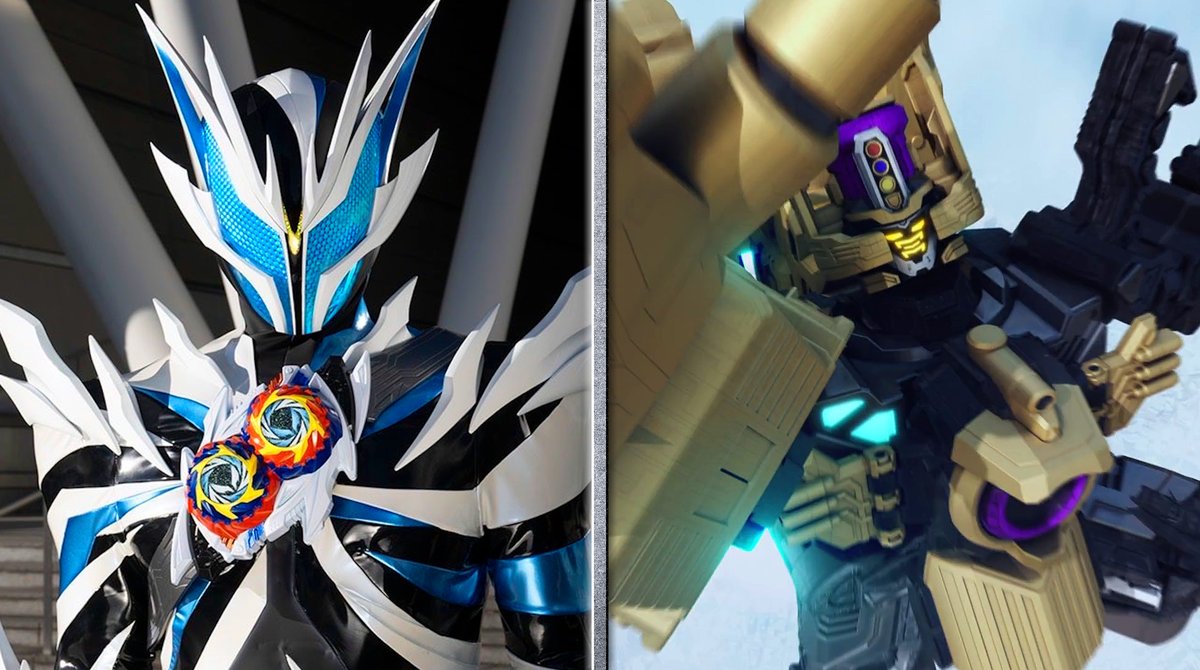 RangerBoard's tweet photo. It's Super Hero Time weekend!
💤 #KamenRiderZEZTZ #38 - Nox vows to destroy CODE by any means necessary. Unlocking a new power, he takes on Lord Three!
♾ #GavanInfinity #17 - Kiki &amp; Koto finally catch Fade! An asteroid is heading for Earth! All-aboard the giant space train robo! https://t.co/UsjiEadjr7