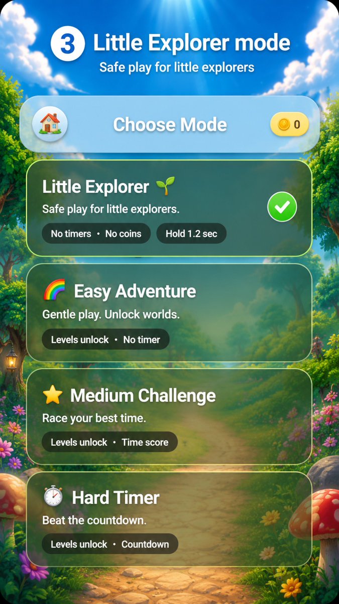 Vloovie_World's tweet photo. π Vloovie Memory Match is live!
Cute animals, fun challenges, family-friendly gameplay and more.
π² Download: https://t.co/R7MtgIyijs
#GooglePlay #AndroidGames #IndieDev #MemoryGame https://t.co/qfP9lMT0ef