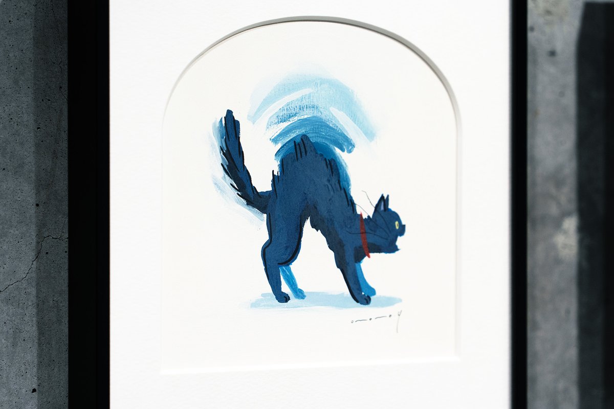 「「BOW! &amp; MEOW! PORTRAIT」 犬猫たちの肖像画、色々。」|大桃洋祐のイラスト