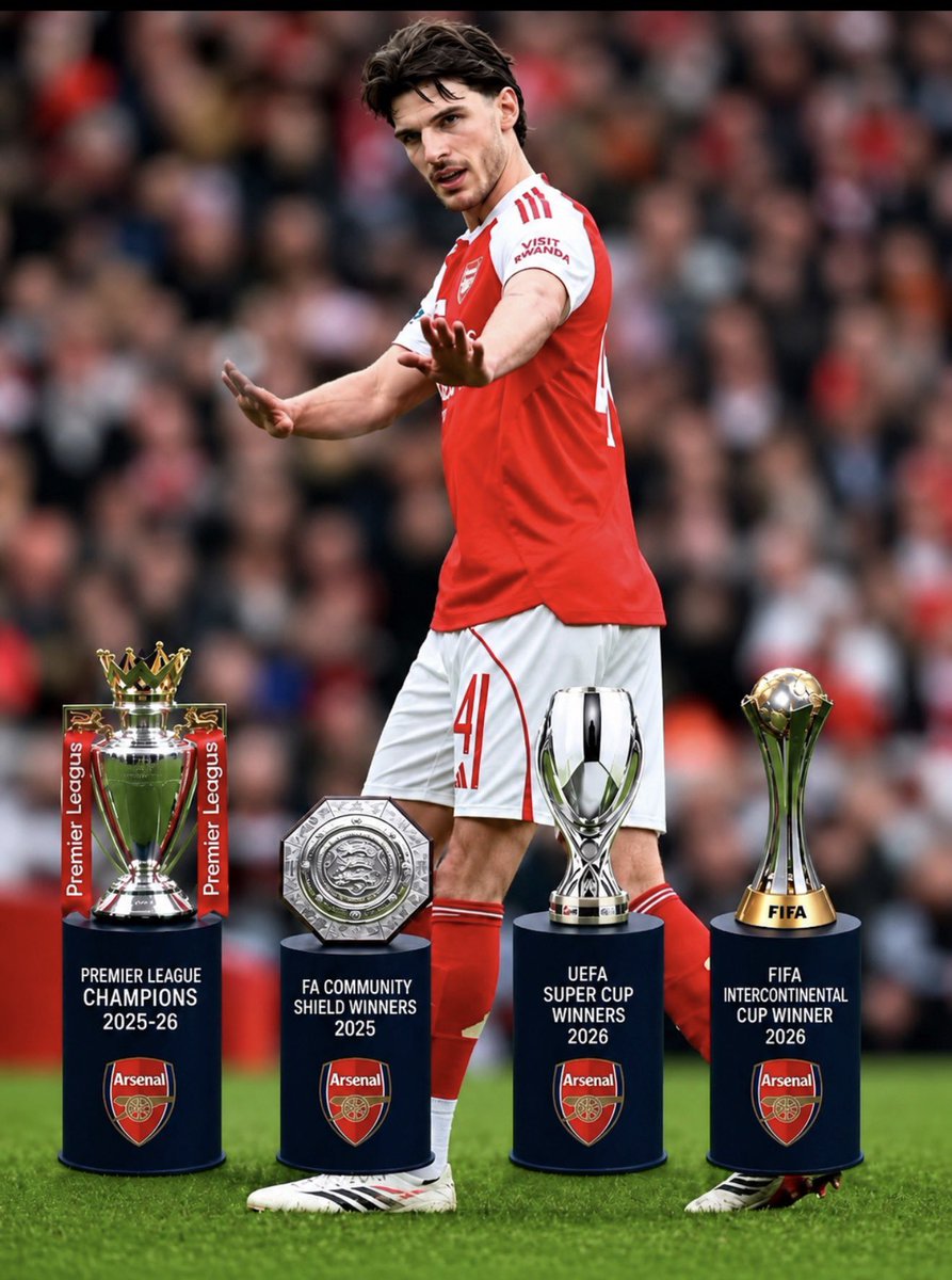 GreatmenArs's tweet photo. 🚨 BREAKING: Arsenal could end the season with more trophies than some clubs have won in the last decade. 

The quadruple is alive. https://t.co/CAzxcC6OSr