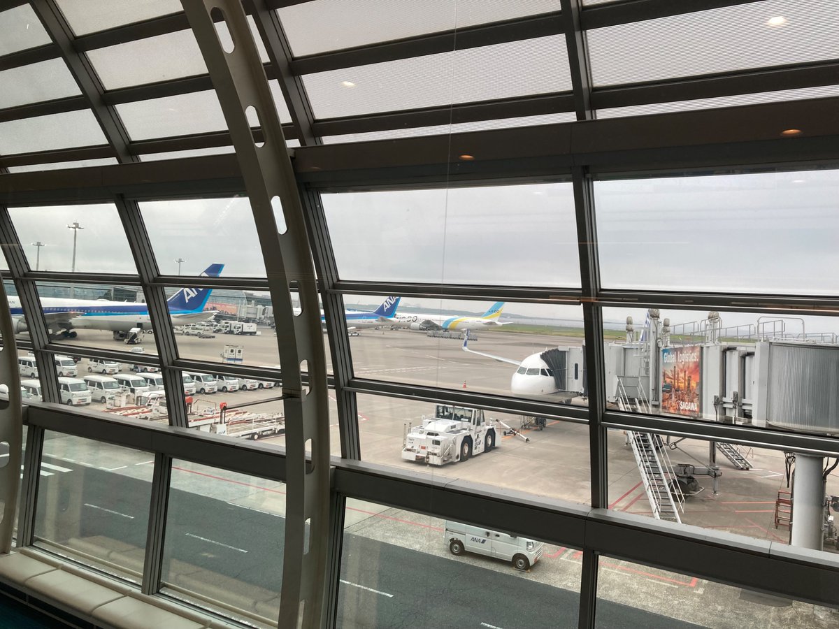 jun_chin's tweet photo. 羽田空港到着、これから日帰り関西旅に出発。今日ね飛行機は揺れるとのこと。20260607 06:36 https://t.co/Ynq5nPb2T2