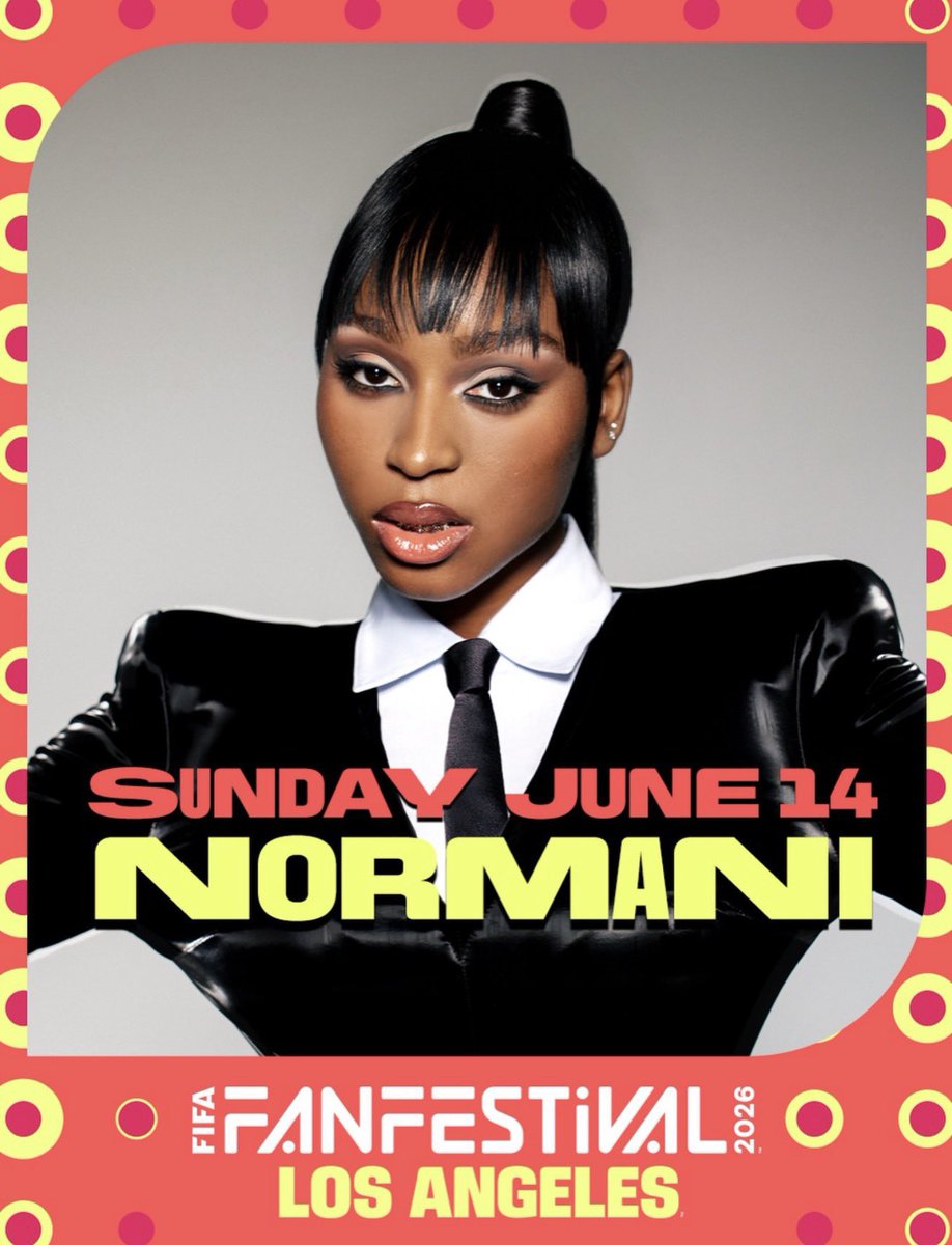 NormaniNationHQ's tweet photo. @Normani will be preforming at the FIFA Fan Festival  in Los Angeles on June 14th ✨ https://t.co/7LtJkdUxec