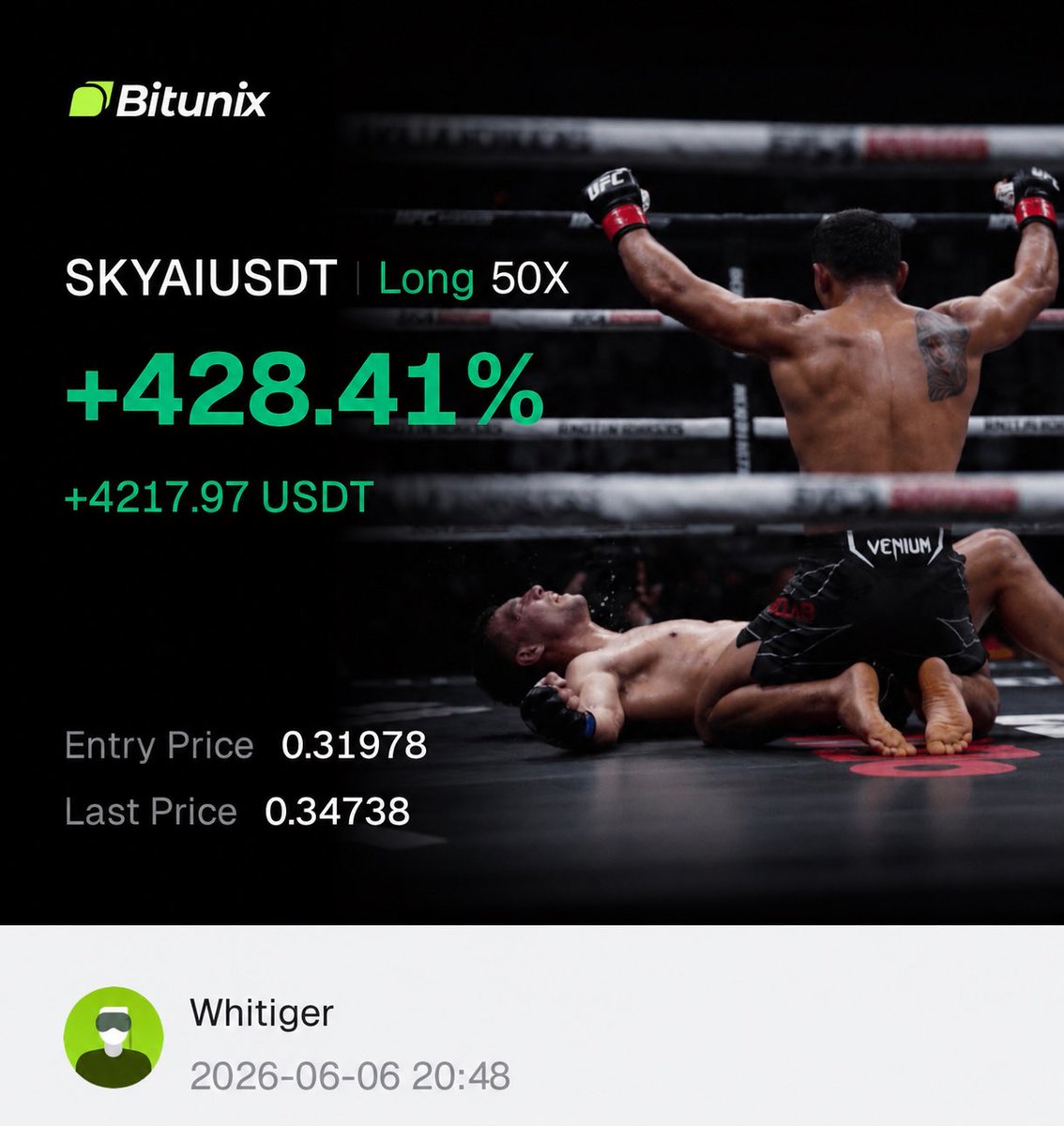 whiterger's tweet photo. Market speak 🗣️ when u do the right thing https://t.co/xRo8qfFVT0