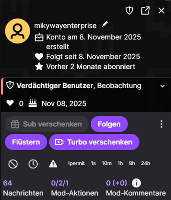 Bman23DCLXVI's tweet photo. #ServicePost
Da der Gute @PallMallBlau (danke im übrigen für 2monate abo) ja sagte er sei nicht in der "Karnickelbude", hier mal die Auflösung. Die Lüge,der Beweis und der Fakt.
Im übrigen stand jetzt (Samstag/23:43uhr) streamt er immer noch.
#DankePalliMalli für die PR. https://t.co/PmdhnaLaVu