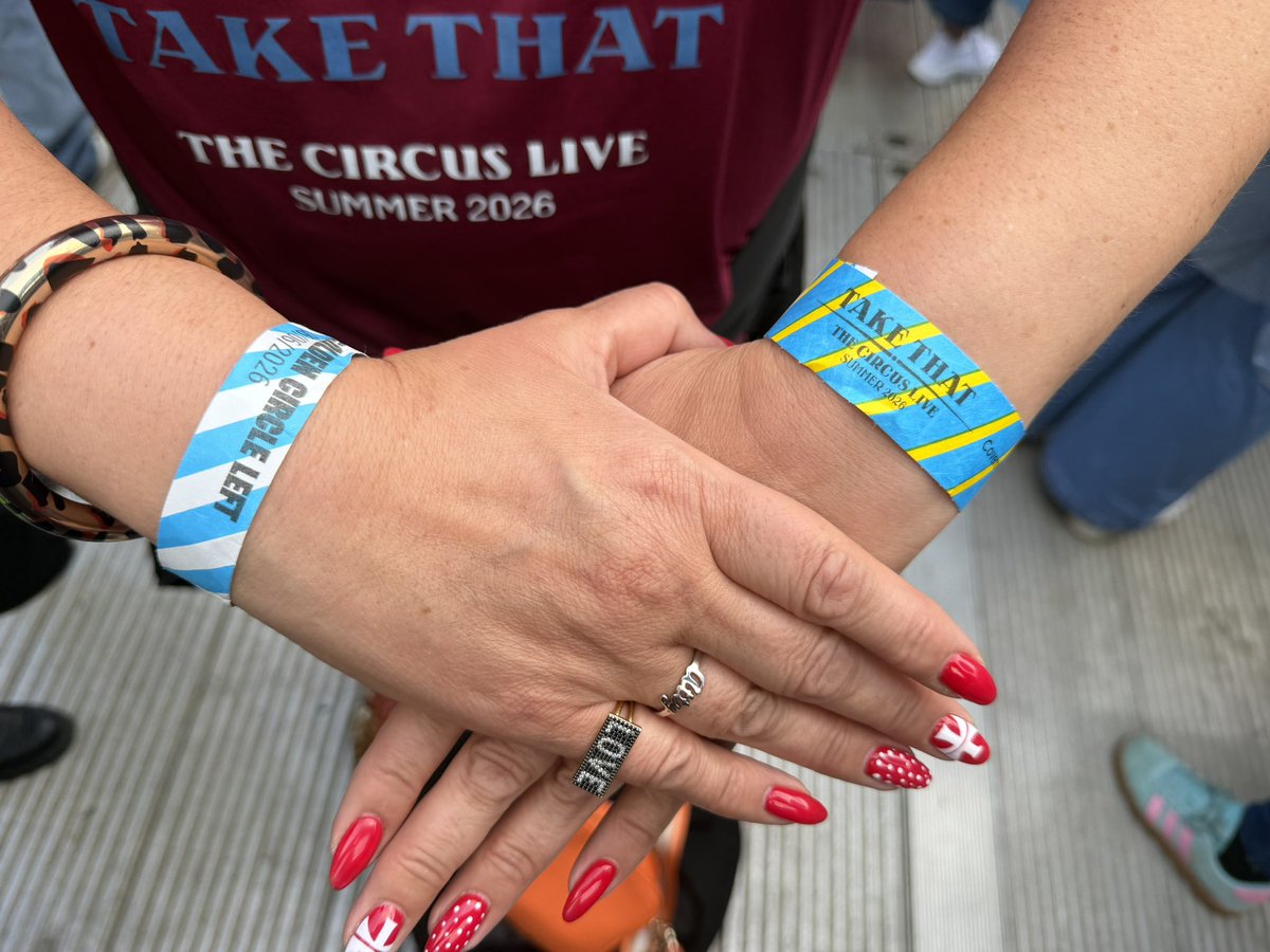 HussAtty's tweet photo. Woo hoo we made it 🥳 @GaryBarlow https://t.co/HhgK6W2y5A