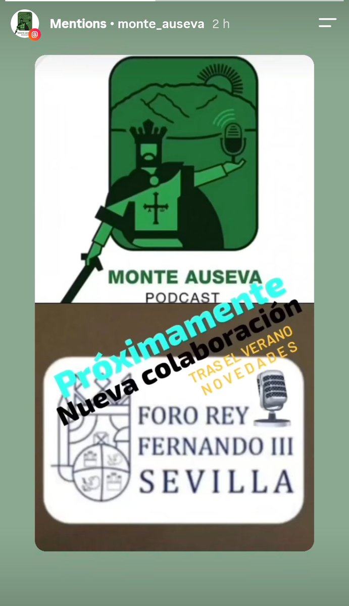 SFernandoIII's tweet photo. #Novedades
Tras el verano... el @fororeyfernando seguirá divulgando aspectos interesantes, y algunos desconocidos, sobre la vida, obra, legado y #curiosidades de #FernandoIII en colaboración con las plataformas:
@monte_auseva
@ondasevillachmj https://t.co/So0vHTB2o7