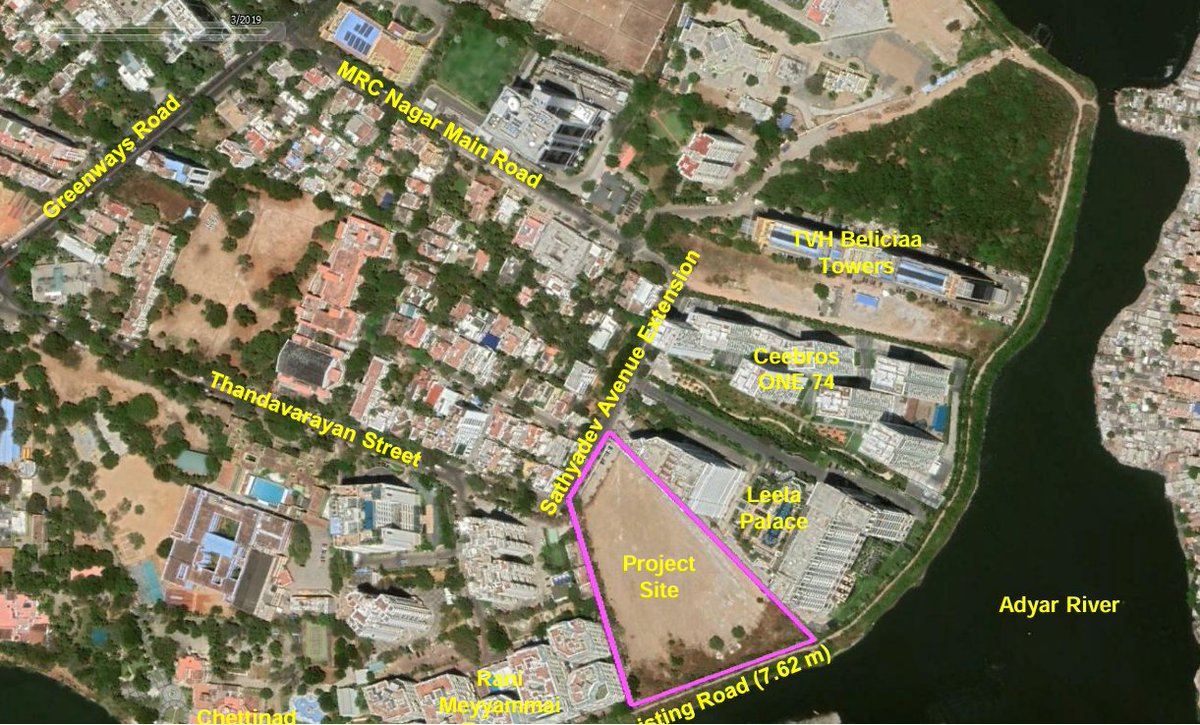 Kadungaappi's tweet photo. 244 keys, 24 storey  Ritz Carlton project at MRC Nagar crossed CRZ approval stage and now applied for EC https://t.co/0AJY8zZDpg