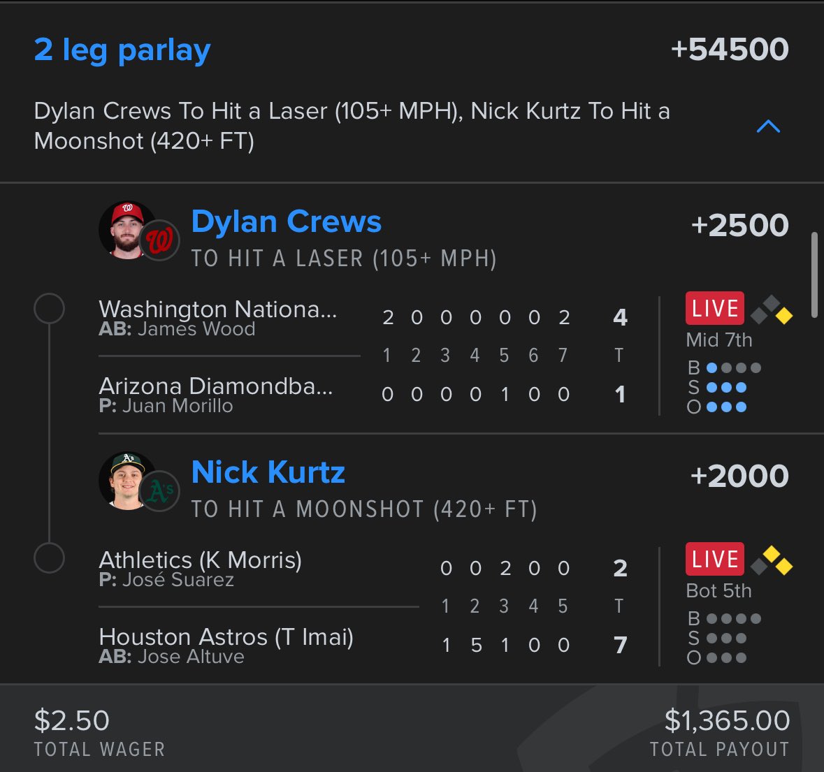 CA2398's tweet photo. Kurtz, Schwarber, or J Cam 🙏 https://t.co/3VNLrvar8Y