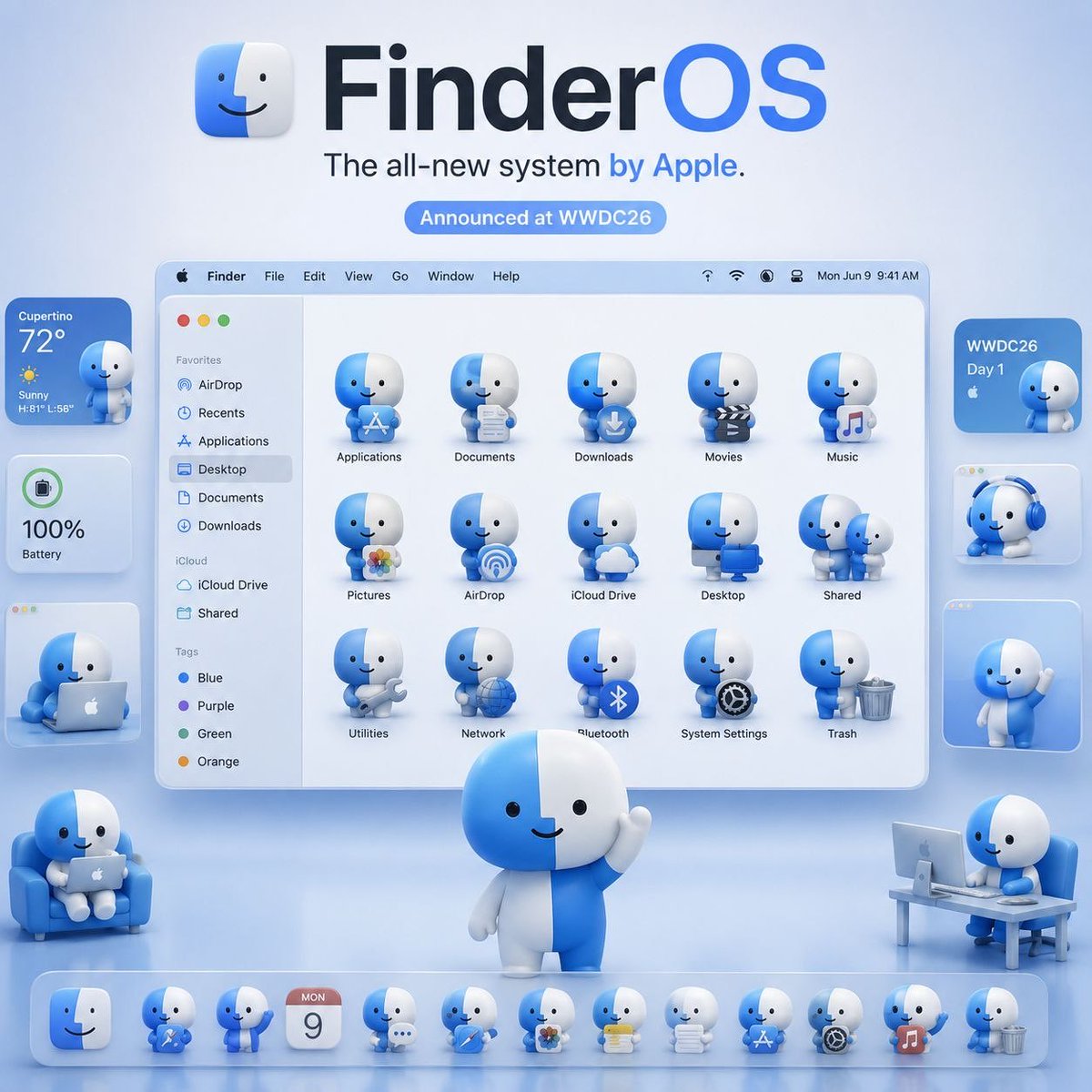 ASA_Crypto's tweet photo. Hey Guys 💙🤍

Lil Finder Guy has been moving nicely today — solid momentum on the chart and the community keeps growing.

Imagine how we’ve grown just today… now picture what’s gonna happen when WWDC26 actually kicks off in a couple days. This cute little Finder mascot is perfectly timed fr 🫠

Still feels super early but the vibes are real. If you like something wholesome with real potential, come join the squad before it pops off.

Lil Finder Guy💙🤍
 CA:

8A7zy2vRFvgBzWZ3wuGGVYu4tV5VyeMdDfArhCdUpump

$LFG #LilFinderGuy #WWDC26
