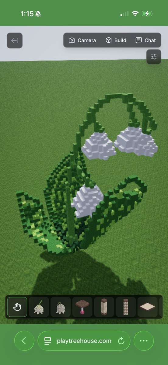 mandyymakes's tweet photo. lily of the valley 3D voxel art https://t.co/fQtqk7WzM6