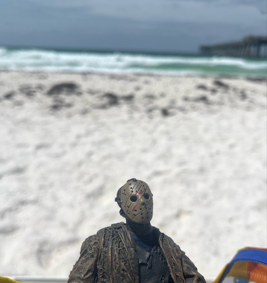 maggottree's tweet photo. I took Jason to the beach https://t.co/crU5QwlNRo
