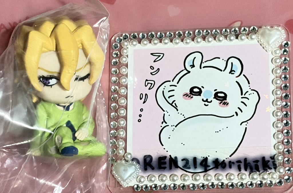 REN214torihiki's tweet photo. ジョジョの奇妙な冒険 黄金の風vol.2 
 肩ズンFig. ジョジョ ガチャ

【交換or譲渡】
譲：フーゴ

求：ミスタ
または定価＋送料

郵送交換 https://t.co/AAWtX5mvVG