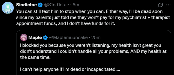 St_Pavlov's tweet photo. You don't listen. You don't care. It has to be all about you at all times. You don't care about other people, so you pushed everyone away.
Again, you did this to yourself. https://t.co/mTHW5VZOGI