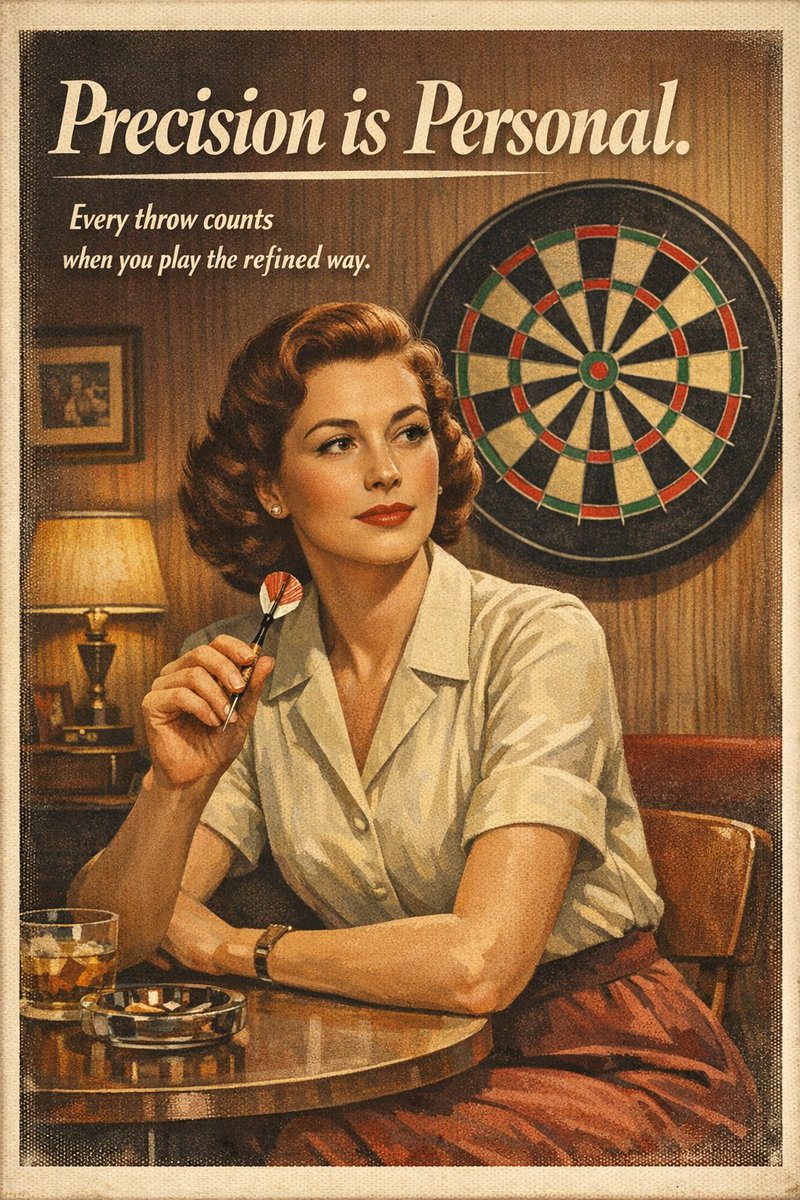 DartRise23's tweet photo. Every player brings their own rhythm to the line. The throw is yours, the moment is yours, and thatโs where the magic lives ๐ฏ #Darts #Mindset #PersonalGame #QuietFocus #DartLifestyle https://t.co/cqY5lysKsw