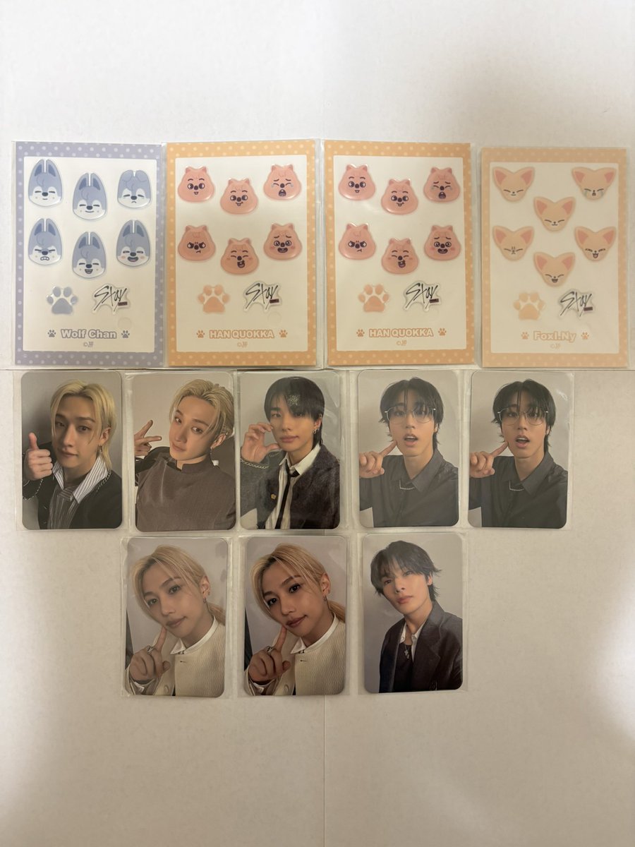 lk_520189's tweet photo. straykids skz スキズ 交換 買取 オンラインくじ SKZOOぽん SKZOOポン フォトカード フォトカ A B ぽちぽちキーボードチャーム スクエアポーチ ぷくっとシール

【譲】写真のもの　🐺🐖🐇🥟🐿️🐥🦊
【求】定価+送料等 or 🐶ポーチ

郵送or 都内手渡し希望
プロフィール確認の上、お声がけください！ https://t.co/sj9r3LSyC1