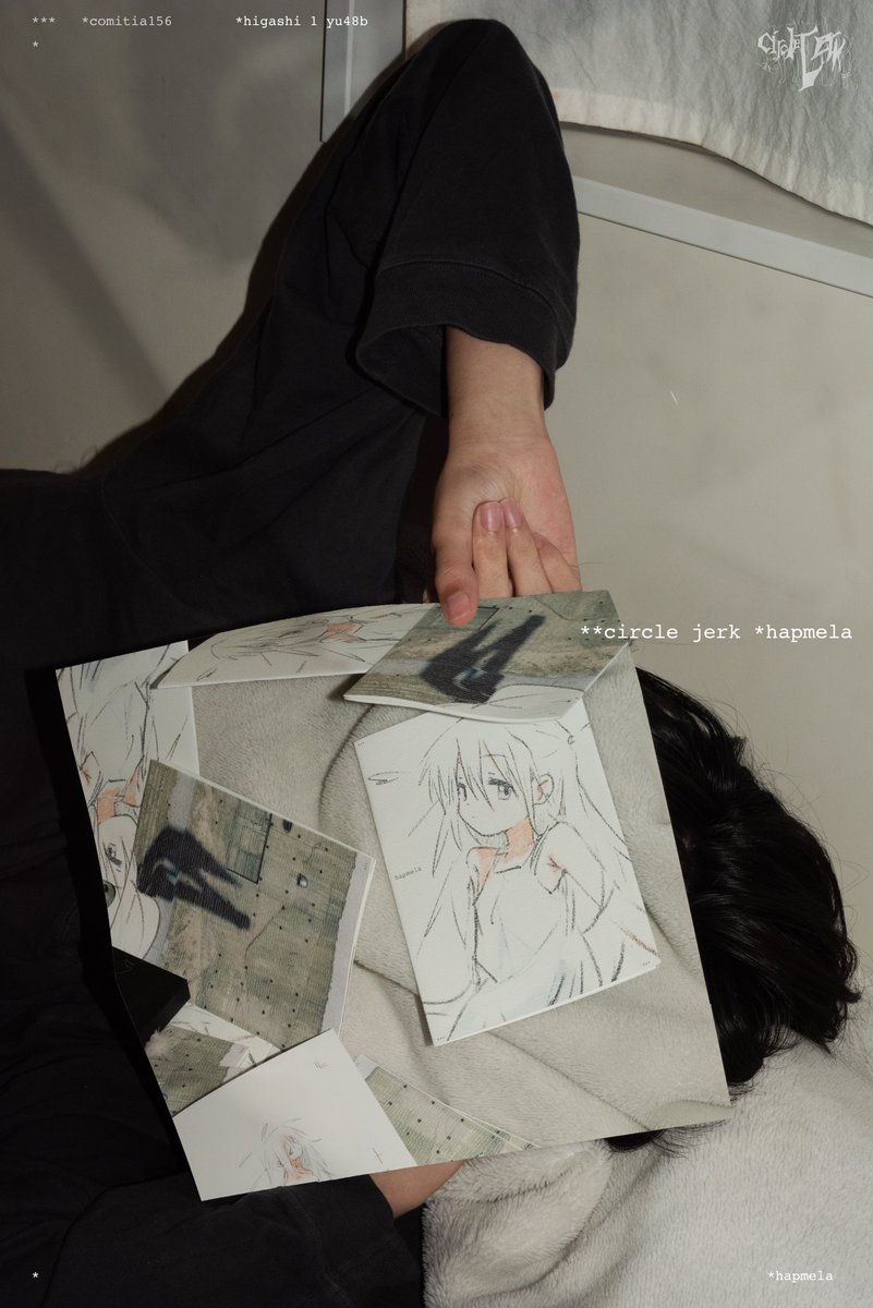 amamarkgk's tweet photo. コミティアにて新刊を出します。タイトルは circle jerk hapmela です。よろしくお願いします。

*day.2026.6.7(sun) 11:00-16:00 
*space.東1ゆ48b

#COMITIA156お品書き
#COMITIA156 https://t.co/RVb3NoQEMT