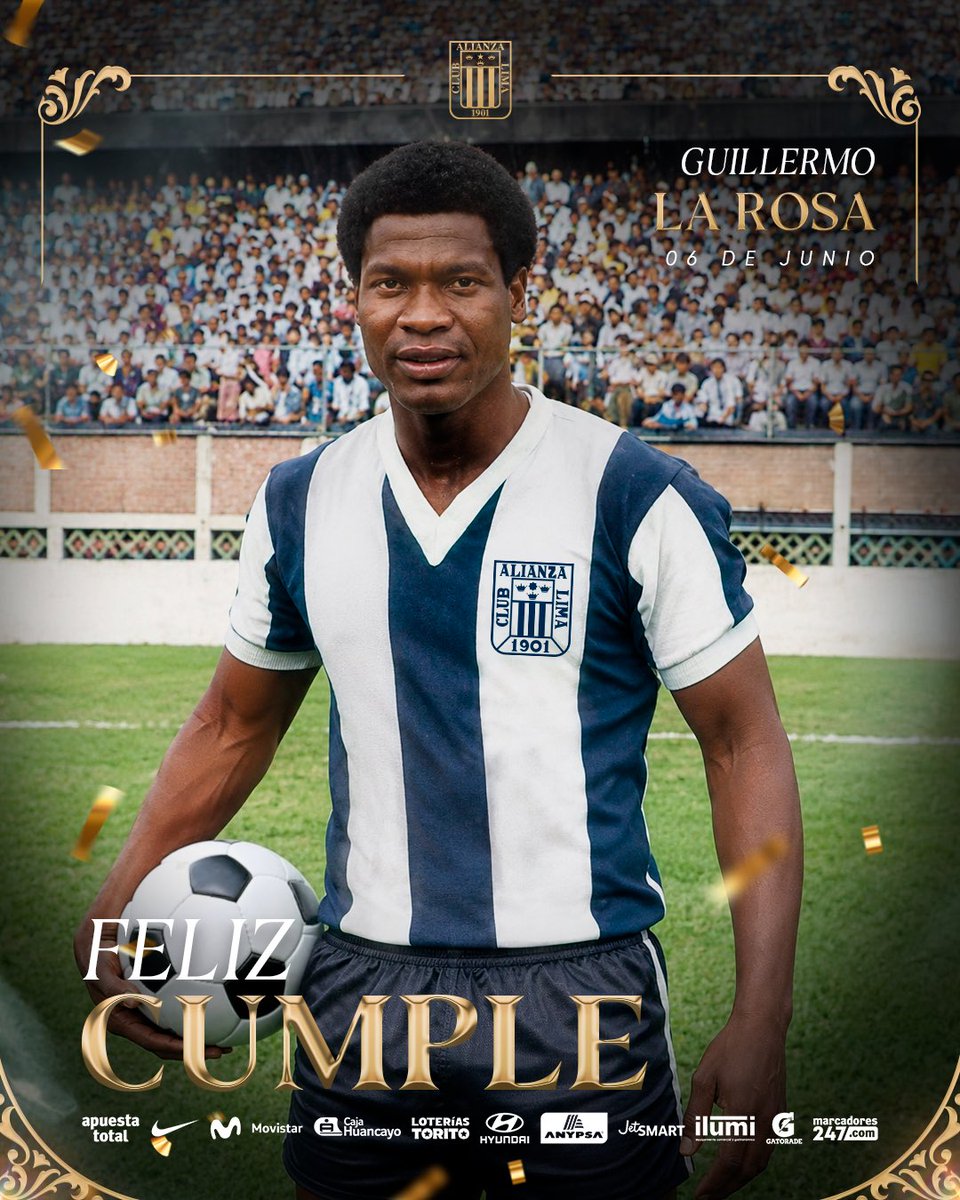 ClubALoficial's tweet photo. ¡𝐅𝐞𝐥𝐢𝐳 𝐜𝐮𝐦𝐩𝐥𝐞𝐚𝐧̃𝐨𝐬 ‘𝐓𝐚𝐧𝐪𝐮𝐞’!👏🏾

Saludamos a nuestro ex jugador y goleador, Guillermo ‘El Tanque’ La Rosa, campeón con la blanquiazul en 1978. 

#125AñosDeEternidad
#SeamosEternos https://t.co/ttADZIioio
