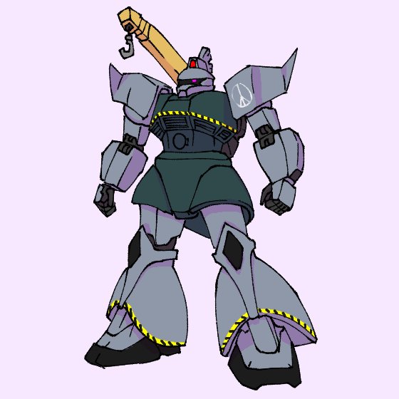 sturmcandoart's tweet photo. Gelgoog non cannon https://t.co/X3nISvRb2S