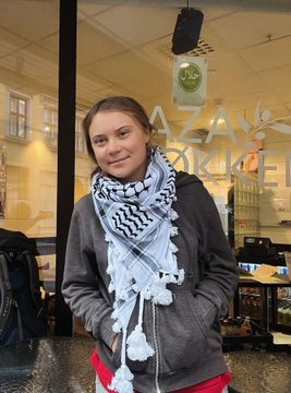 SaraReyi's tweet photo. Do you stand with Greta Thunberg? 
Raise your hand 👋 https://t.co/kVWRXmjLeo