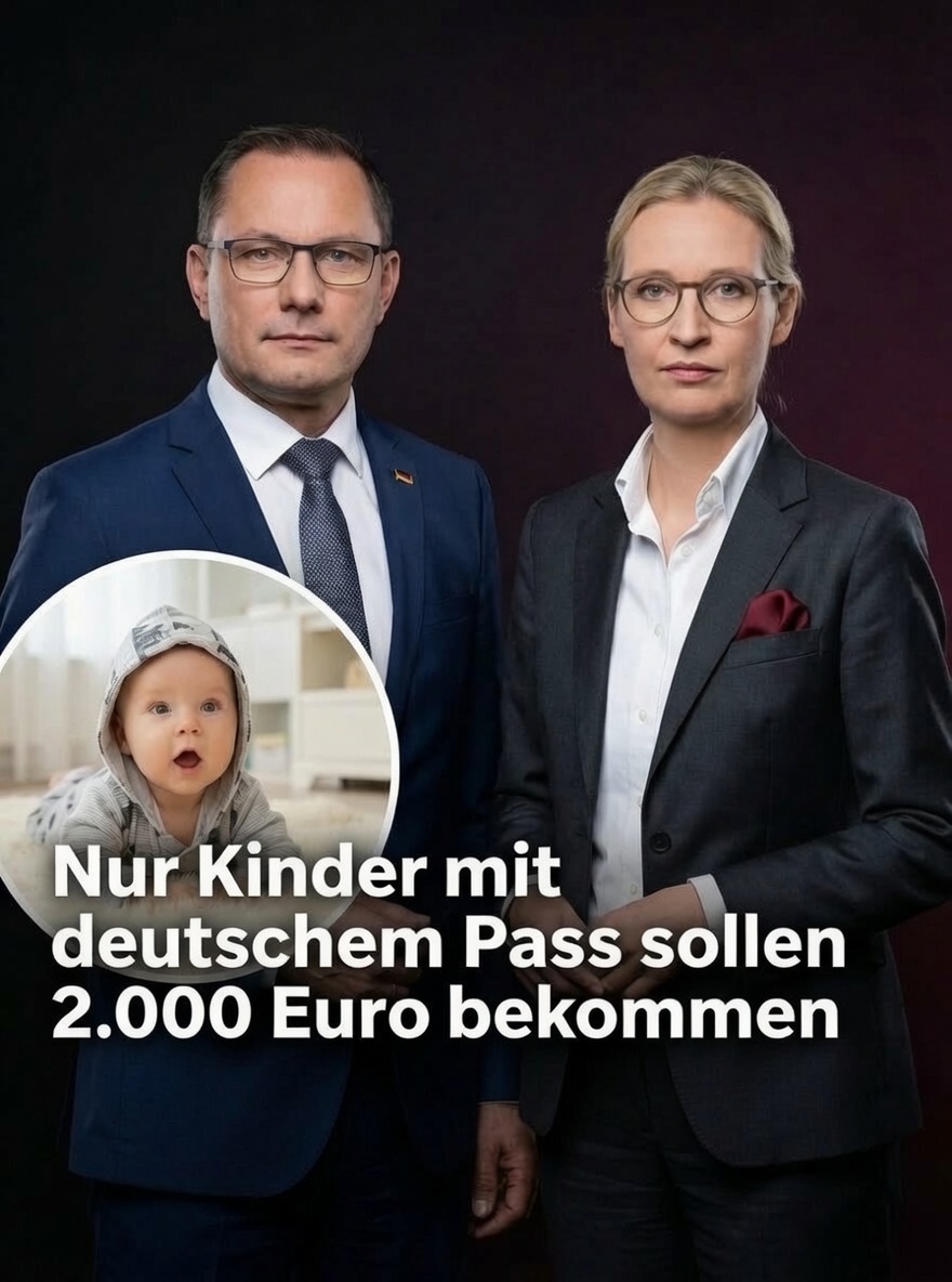letsgoalicew's tweet photo. Die AfD-Fraktion im niedersächsischen Landtag hat einen Antrag zur Einführung eines staatlichen Begrüßungsgeldes für Neugeborene vorgelegt.
Kern des Vorschlags:
2.000 Euro einmalig bei jeder Geburt,
2.500 Euro ab dem dritten Kind,
zusätzlich 125 Euro monatlich für die Dauer von drei Jahren.
Voraussetzung für die Förderung ist, dass das Kind die deutsche Staatsbürgerschaft besitzt und die Familie mindestens ein Jahr in Deutschland gemeldet ist. Die AfD begründet den Vorstoß mit dem Ziel, die Geburtenrate zu steigern und Familien, die dauerhaft in Deutschland leben, finanziell zu unterstützen.
Der Vorschlag hat in Niedersachsen eine kontroverse Debatte ausgelöst.