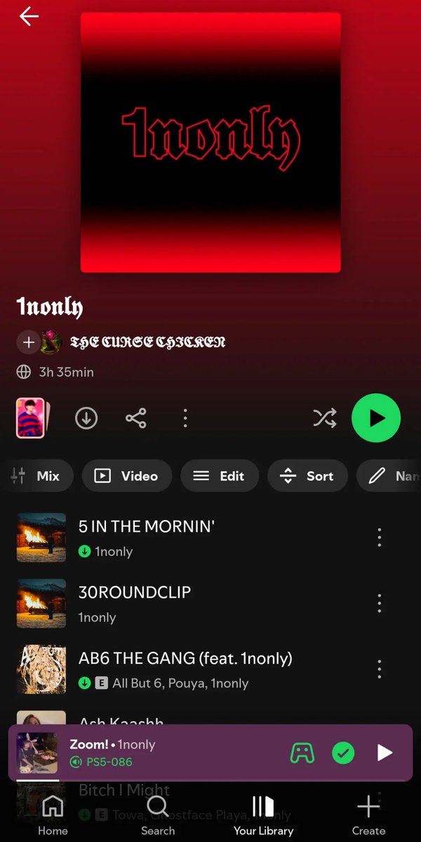 therealDFH's tweet photo. #FYP #SPOTIFY #MUSIC #PLAYLIST #1NONLY https://t.co/6SzRZouyCq