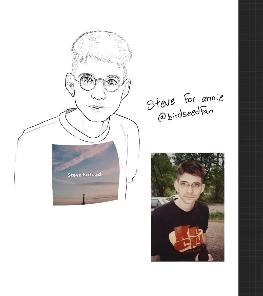 SHARPSFREAK's tweet photo. douglas mccarthy for @deathgurps and steve albini for @divinity_cove (from insta) !! https://t.co/7Fx6aebeVu