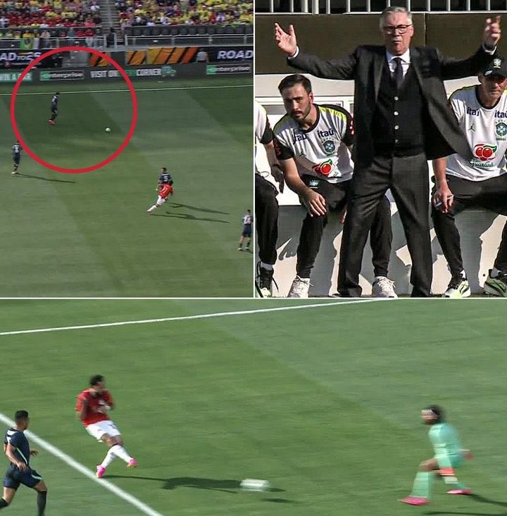 viciadoemfutebl's tweet photo. Enquanto os principais jogadores da seleção não jogarem no mesmo nível que joga nos clubes, não vamos a lugar nenhum! Marquinhos deu o gol! https://t.co/cMcbWhpMiK