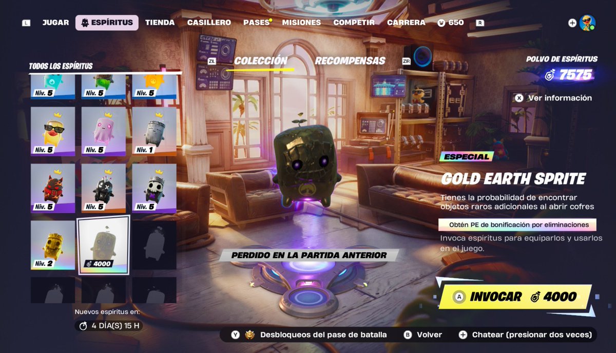 S1mplementeG's tweet photo. @FortniteStatus hola, tengo un error con los polvos de espíritus. Perdí una partida y al momento de volver al lobby perdí la mayoría de mis puntos, solo me quedaban 7575

(Aquí dejo una imagen de antes y después de perder los puntos) https://t.co/oOAXzxbNWH