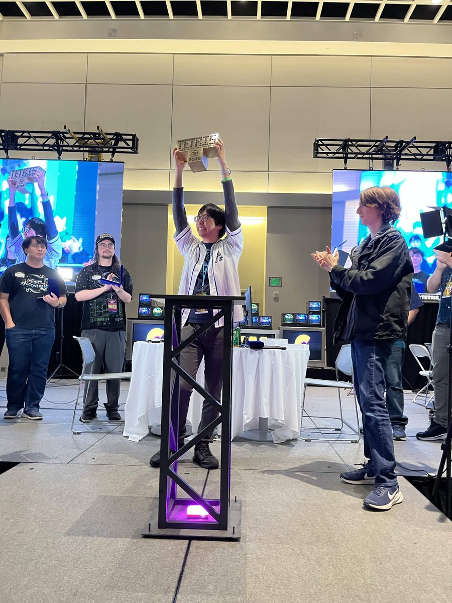 ClassicTetris's tweet photo. CONGRATULATIONS to our Top 4 for the TGM4 World Championship!

And BIG CONGRATS to our B2B Champion, @suitougreentea!!!

@arika_co_jp @socalgamingexpo @tetris_official #tetris #ctwc https://t.co/rPajIDRtAm