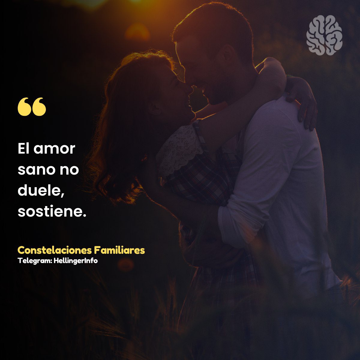 BertHellinger_'s tweet photo. Un vínculo genuino se nota porque te permite respirar, ser tú mismo y sentirte en calma. No te empeques, no te exige que te traiciones, ni te hace caminar con miedo. Al contrario, te acompaña, te impulsa y te da un lugar donde puedes descansar emocionalmente. https://t.co/lWN08Chu23
