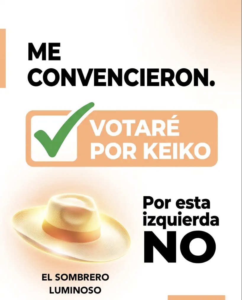 Rolon734's tweet photo. Ya ni vergüenza me da decir q voy a votar por la china!!! Todo sea porque la izquierda radical no vuelve a Perú con los mismos de siempre, ni les importa la gente solo la platita que puedan ganar 
Así que: #NoQuieroQueMeGobierneSanchez https://t.co/ZBoUGhoXu3