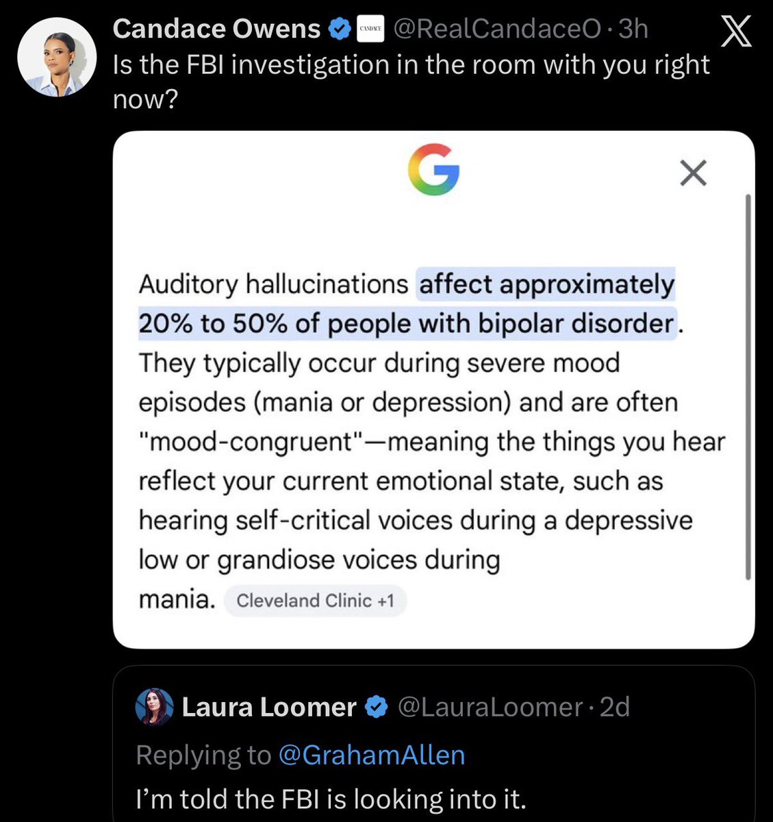 JayTC53's tweet photo. 🚨 Candace Owens is deeply panicking about being under investigation for being dog walked by the Russian government. 

According to Candy, she thinks she can meet with Russian government officials and propagandists with zero recourse. 

Tick tock bitch. https://t.co/IWd9fvbV7m