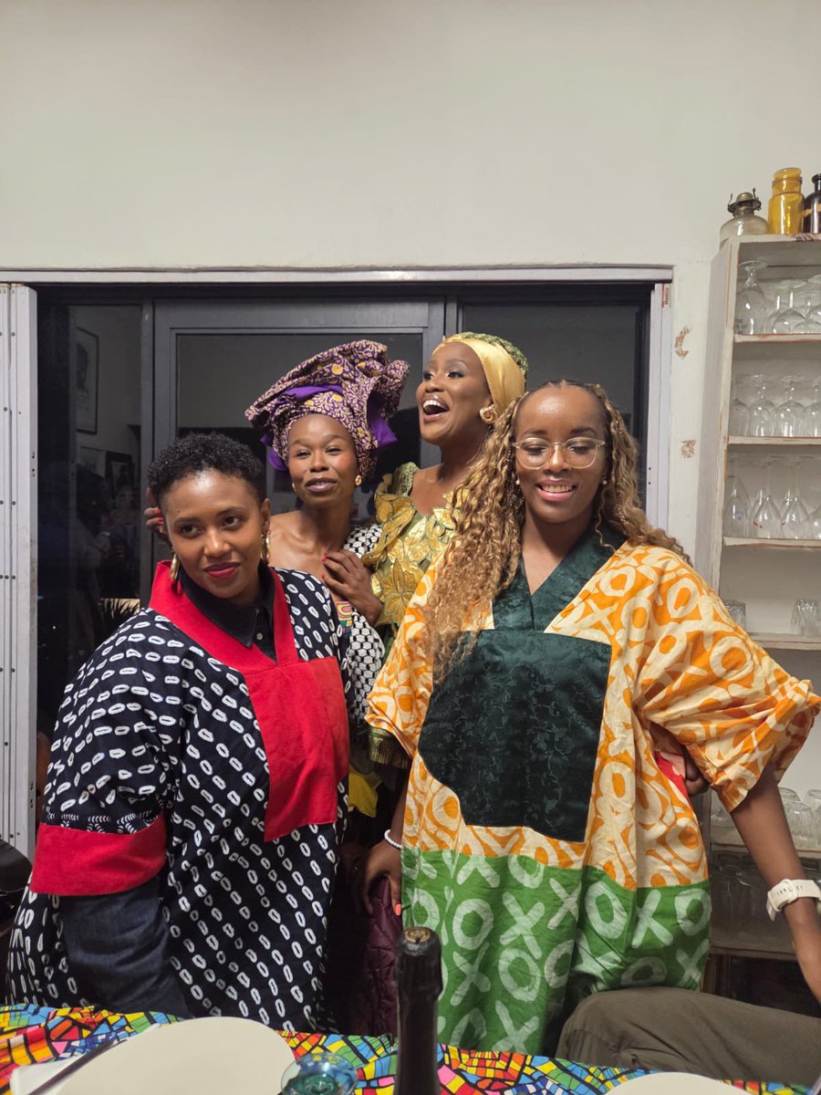 MsMasasa's tweet photo. The women of my book club are ridiculously beautiful and love a theme https://t.co/cfw4NyM3ed