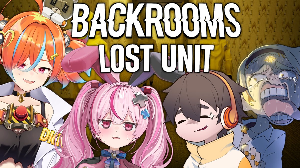 tomari_mari's tweet photo. 🥕配信告知🥕
今日は２０時からBackrooms LOST UNITのコラボだよー！一体どんなゲームなんだ…！！！

【Backrooms Lost Unit】バックルーム系のゲームを４人でやるぞおおお！ｗ ※絶対うるさいコラボです【#とまライブ】 https://t.co/21hjL4ubMv https://t.co/SZ3Kior9vQ