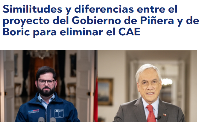 SebastianRochaZ's tweet photo. 🔹Ustedes son muy chicos, pero en sus dos gobiernos el Presidente Piñera había anunciado un mecanismo para terminar con el CAE, dando paso a un sistema de financiamiento que dejara fuera a la banca.

El proyecto fue fuertemente criticado por personajes como Boric, Jackson y Vallejo y finalmente quedo estancado en el Congreso.

Luego el 2024, Gabriel Boric presento un proyecto muy similar al de Piñera.

Si el señor Boric y su patota hubiesen querido de verdad acabar con el CAE tuvieron absolutamente todo para hacerlo en los 2 gobiernos de Piñera, pero no quisieron para llevarse ellos los laureles.

Memoria chilenos, memoria.