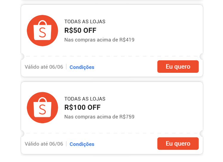 shrekbooksbr's tweet photo. ✨ NOVOS CUPOM SHOPEE #shopee66
🚨 ÚLTIMA CHANCE
➡️ R$ 20 OFF acima de R$ 179
➡️ R$ 30 OFF acima de R$ 269
➡️ R$ 50 OFF acima de R$ 419
➡️ R$ 100 OFF acima de R$ 759
🔗 RESGATE AQUI: https://t.co/rywvSNIM8a https://t.co/hHyQ2o0MsL
