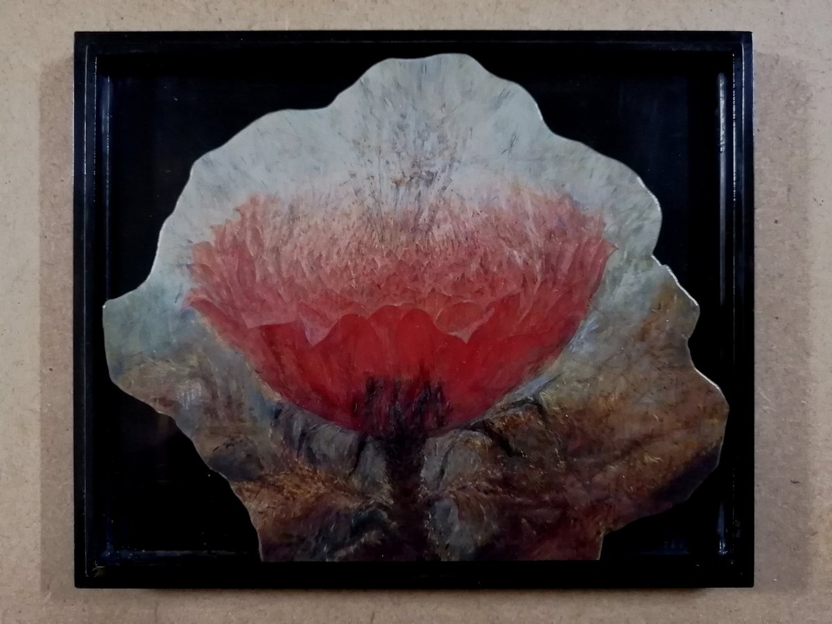 ebisquez's tweet photo. ●画像1枚目：幅約3mの油彩画
●画像2枚目：大作の1/25(幅約12cm)のミニチュア
●画像3枚目：大作の1/20(幅約15cm)のミニチュア
●画像4枚目：1/10(幅約30cm)ミニチュア(試作・未完)
◉size違いを4枚制作。
マティスは絵に適したsizeがあると言った。その通りだと思う。然しミニチュアにも意味がある。 https://t.co/ofkn7JY0ro