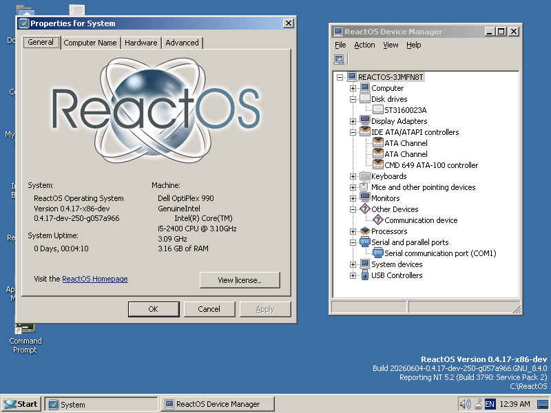 reactos's tweet photo. #ReactOS works with this CMD 649 ATA-100 controller :) https://t.co/trRoutY9Hk