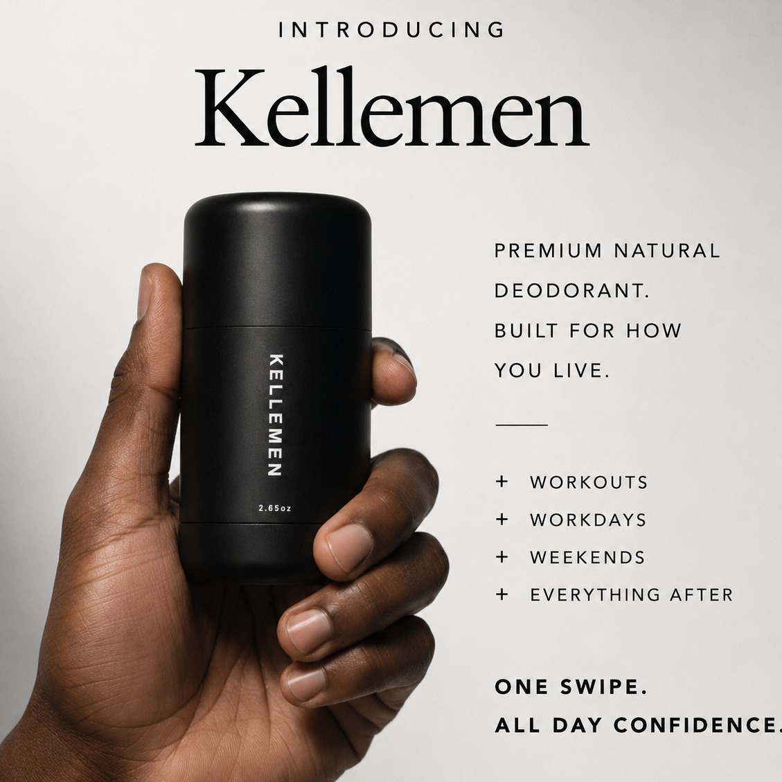 kellemen's tweet photo. Outlasts every other deodorant or your money back.  Real Ingredients.  Real Performance.