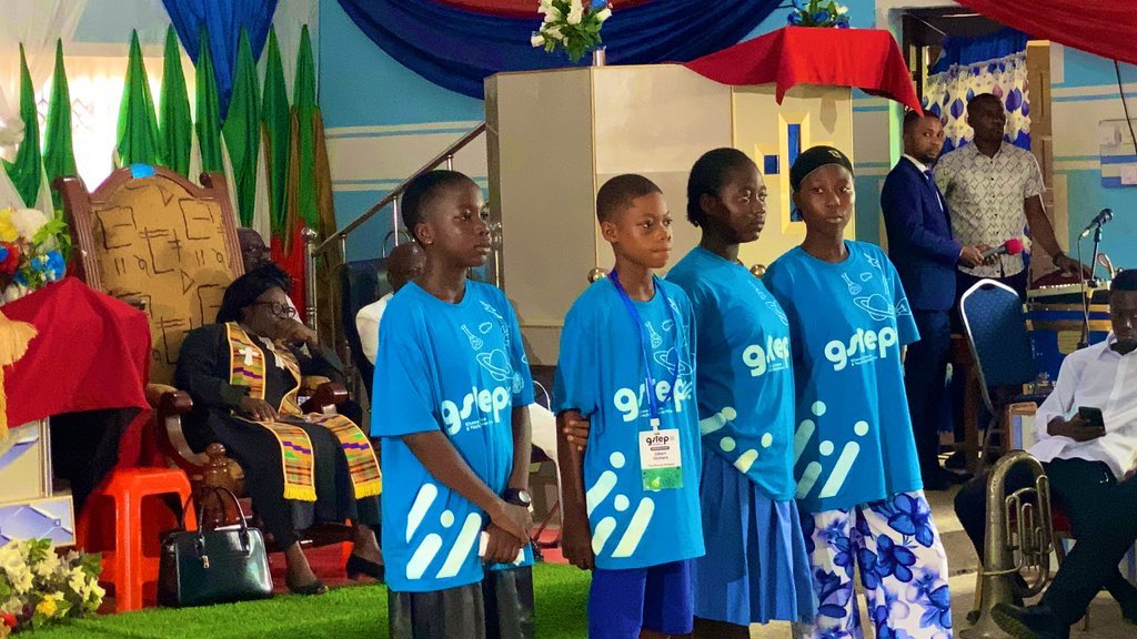 BiologyBri51873's tweet photo. We engaged the congregation of the Presbyterian Church of Ghana, explaining the #Biopad production process and the innovation behind our sustainable menstrual hygiene solution in @GSTEP_GH 2026
#GSTEP #STEMwithoutBorders #GSTEPChallenge #GSTEP2026 https://t.co/A0SMZeETYq